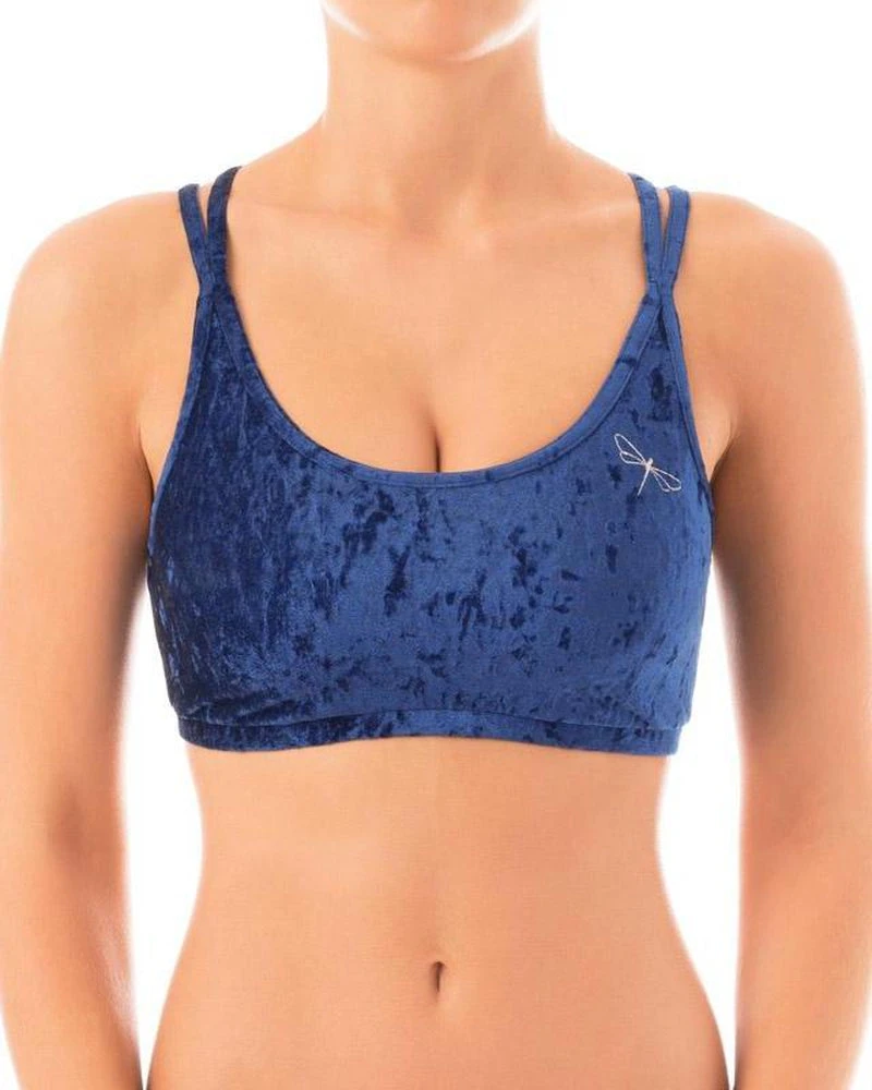 Dragonfly Nicole Top - Velvet Blue All Pole Wear 3 Dragonfly Nicole Top - Velvet Blue All Pole Wear