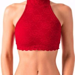 Dragonfly Lisette Top - Lace Red