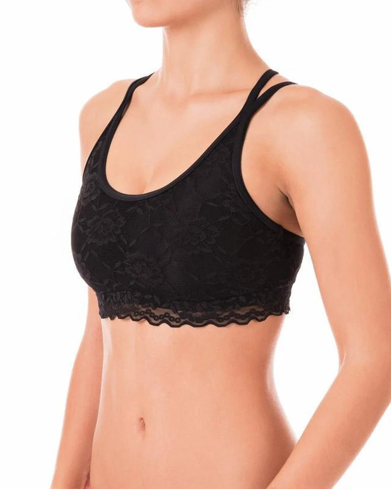 All Pole Wear Dragonfly Nicole Top - Lace Black 1 All Pole Wear Dragonfly Nicole Top - Lace Black
