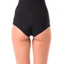 Dragonfly Betty High-Waisted Shorts - Black