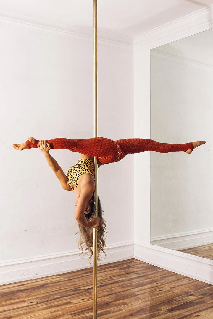 All Pole Wear Creatures Of XIX Gecko Grip Leggings - Red Rust 7 All Pole Wear Creatures Of XIX Gecko Grip Leggings - Red Rust