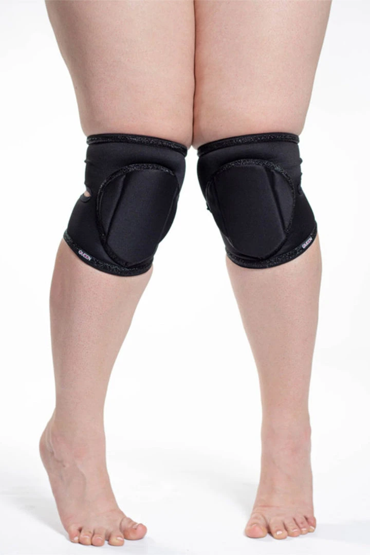Queen Accessories Queen Kneepads - Black Sparkle New In 1 Queen Accessories Queen Kneepads - Black Sparkle New In