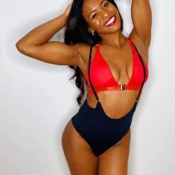 All Pole Wear Hamade Activewear High Waisted Sling Bottoms - Black