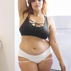 All Pole Wear Lunalae Lure You Low-Rise Garter Shorts - White 14 All Pole Wear Lunalae Lure You Low-Rise Garter Shorts - White