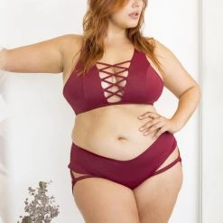 Lunalae Lure You Low-Rise Garter Shorts - Wine All Pole Wear 13 Lunalae Lure You Low-Rise Garter Shorts - Wine All Pole Wear