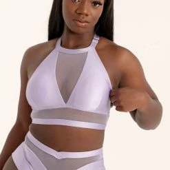 All Pole Wear Tatiana Activewear Lucia Shorts - Lilac