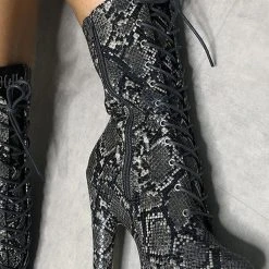 Shoes Hella Heels Maneater Boots - 7inch