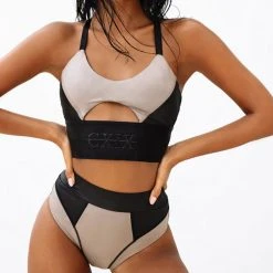 Creatures Of XIX Riding Solo High Waist Bottoms - Black/Mink All Pole Wear