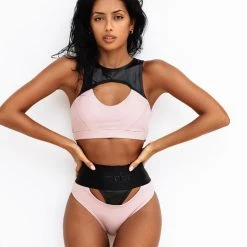 Creatures Of XIX I Slay G-Banger Bottoms - Pink/Black All Pole Wear