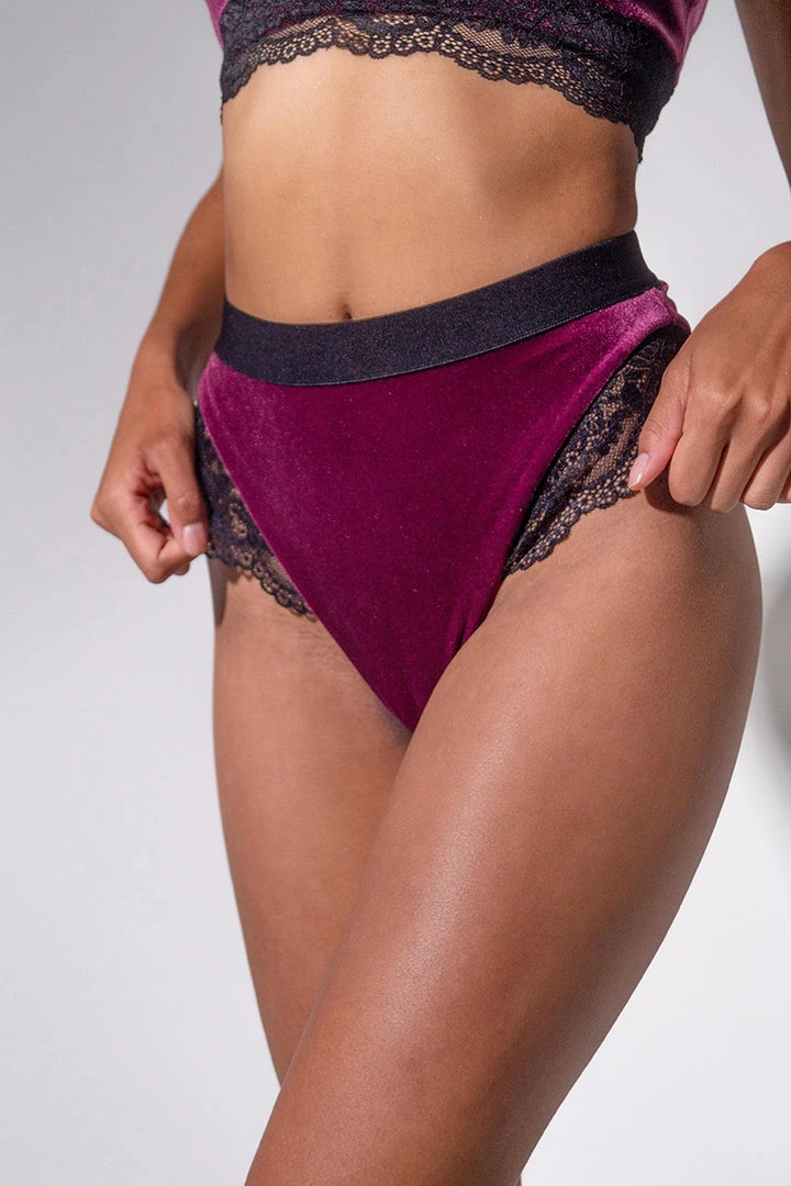 All Pole Wear Sorte Velvet Adore Shorts - Plum 3 All Pole Wear Sorte Velvet Adore Shorts - Plum