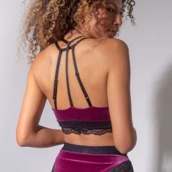 Sorte Velvet Adore Top - Plum
