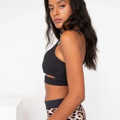 All Pole Wear Lunalae Aliza High Neck Top - Recycled Black