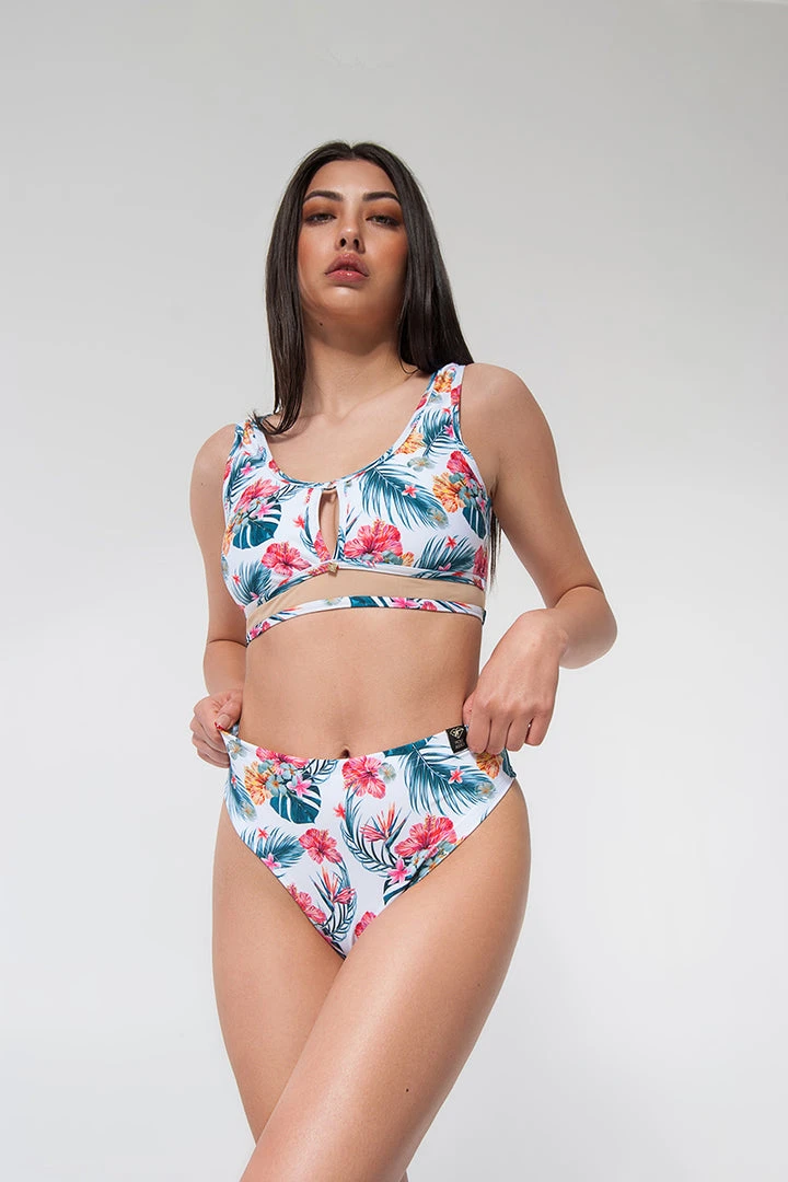 All Pole Wear Pole Addict Mona High Leg Bottoms - Aloha 6 All Pole Wear Pole Addict Mona High Leg Bottoms - Aloha