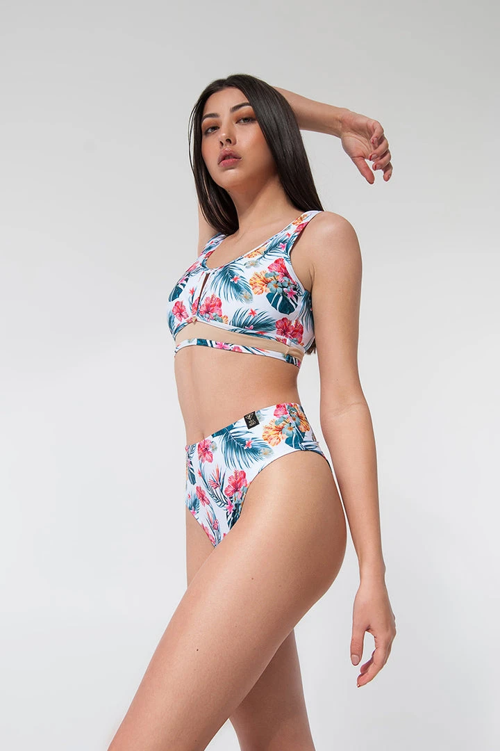 All Pole Wear Pole Addict Mona High Leg Bottoms - Aloha 7 All Pole Wear Pole Addict Mona High Leg Bottoms - Aloha