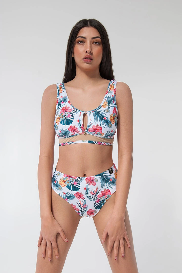 All Pole Wear Pole Addict Mona High Leg Bottoms - Aloha 8 All Pole Wear Pole Addict Mona High Leg Bottoms - Aloha