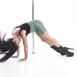 Paradise Chick Biker Shorts - Army Green