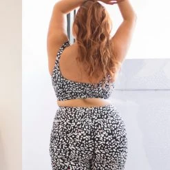 Lunalae Ava Eco Top - Black Leopard