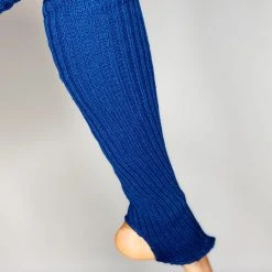 Pole Junkie Thigh High Legwarmers - Navy 5 Pole Junkie Thigh High Legwarmers - Navy
