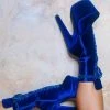 Shoes Hella Heels BabyDoll Velvet 7inch Boots - King Pin