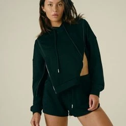 Creatures Of XIX Droptop Zip Hoodie - Black