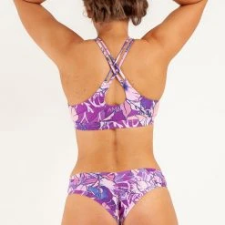 All Pole Wear AMBR Designs Reversible Booty Shorts - Bloom