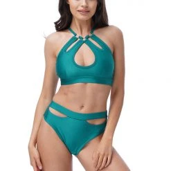 Bandurska Buenos Aires Bottoms - Emerald Green All Pole Wear