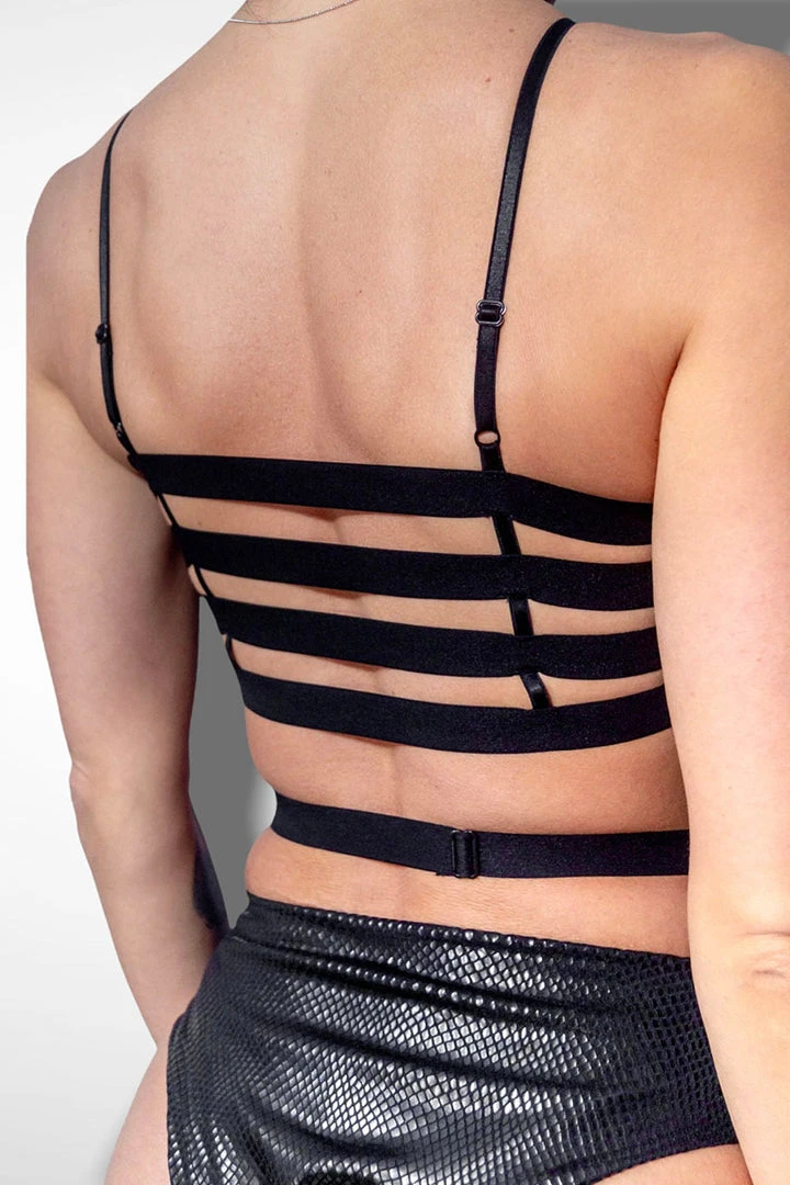 All Pole Wear Sorte Can't Cage Me Top - Black 2 All Pole Wear Sorte Can't Cage Me Top - Black