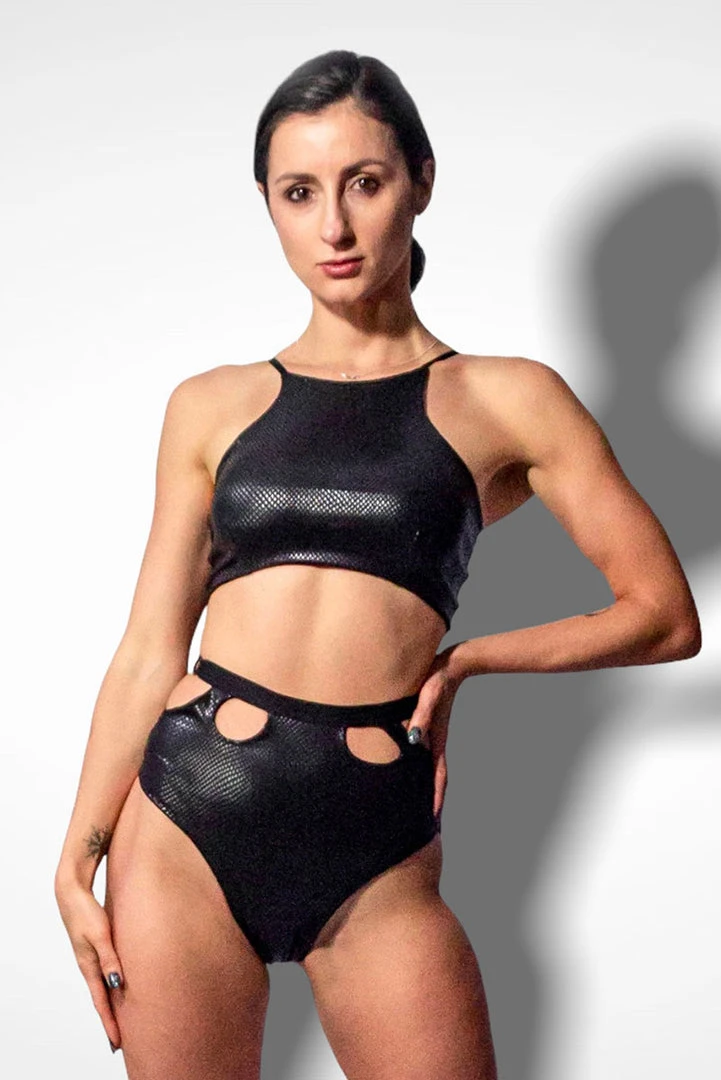 All Pole Wear Sorte Can't Cage Me Top - Black 3 All Pole Wear Sorte Can't Cage Me Top - Black