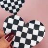Naughty Thoughts Heart Pasties (5 Pairs) - Checkered