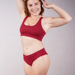 All Pole Wear Off The Pole Classic Sports Bra - Wine