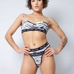 Rolling Alpha Balconette Top - Zebra