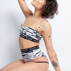 Rolling Alpha Balconette Top - Zebra