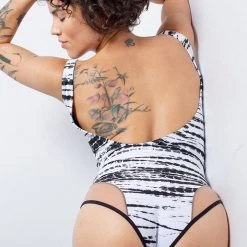 Rolling Alpha Bodysuit - Zebra All Pole Wear