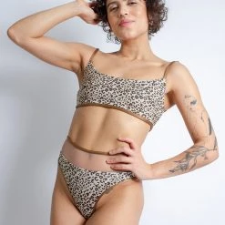 Rolling Vento Reversible Selva Bottoms - Beige Leopard/Chocolate All Pole Wear