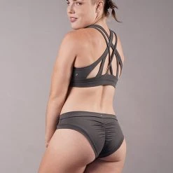 Off The Pole Criss Cross Sports Bra - Charcoal All Pole Wear 11 Off The Pole Criss Cross Sports Bra - Charcoal All Pole Wear