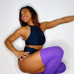 Pole Junkie Thigh High Legwarmers - Purple