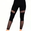 Dragonfly Barbara Leggings - Black Mesh All Pole Wear