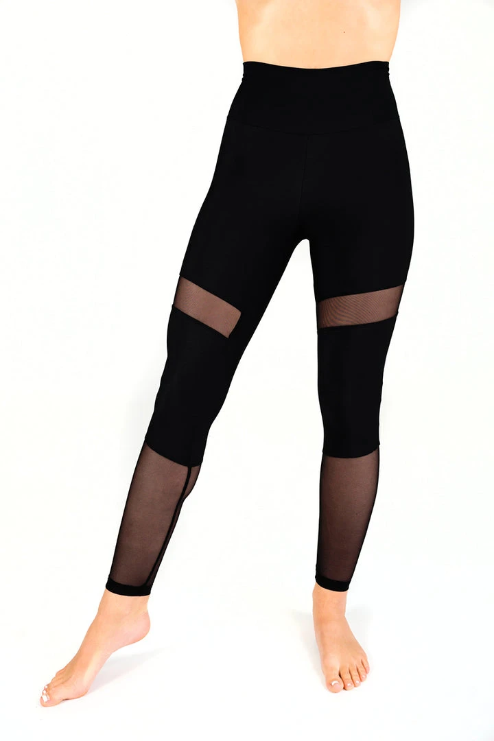 Dragonfly Barbara Leggings - Black Mesh All Pole Wear 1 Dragonfly Barbara Leggings - Black Mesh All Pole Wear