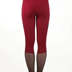 All Pole Wear Dragonfly Barbara Leggings - Burgundy Mesh 7 All Pole Wear Dragonfly Barbara Leggings - Burgundy Mesh