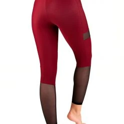 All Pole Wear Dragonfly Barbara Leggings - Burgundy Mesh 6 All Pole Wear Dragonfly Barbara Leggings - Burgundy Mesh