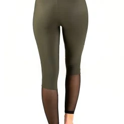Dragonfly Barbara Leggings - Khaki Mesh