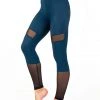 Dragonfly Barbara Leggings - Petrol Mesh All Pole Wear
