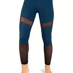 Dragonfly Barbara Leggings - Petrol Mesh All Pole Wear
