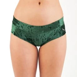 Dragonfly Hot Pants - Velvet Emerald All Pole Wear