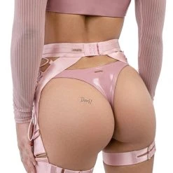 Naughty Thoughts XXX Rated Suspender - Pink