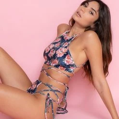 RAD Tie Me Up Shorts - Velvet Peony 7 RAD Tie Me Up Shorts - Velvet Peony