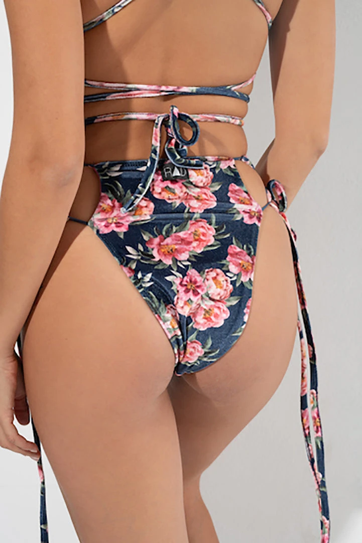RAD Tie Me Up Shorts - Velvet Peony 2 RAD Tie Me Up Shorts - Velvet Peony
