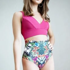 All Pole Wear Pole Addict High Waisted Shorts - Jungle