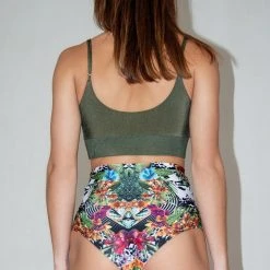 All Pole Wear Pole Addict Lena Top - Army Green