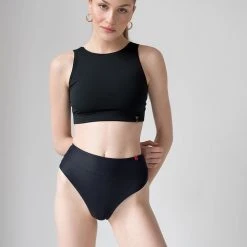 Pole Addict Cross Back Top - Black All Pole Wear